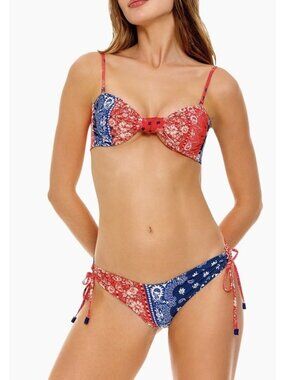 Agua Bendita XL Lucille Eda Atma Bikini Top and Bottom SET $260 NEW